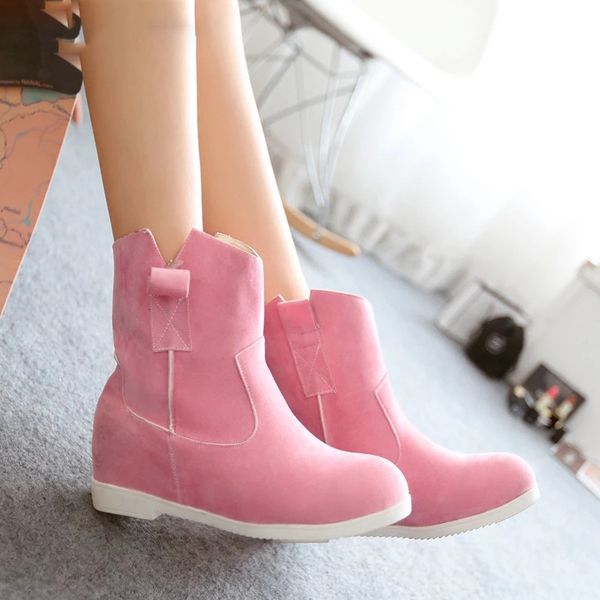 New Autumn Early Winter Shoes Women Flat Heel Height Increasing Boots Fashion Keep warm Boots Woman Ankle Botas Size 34-43
New Autumn Early Winter Shoes Women Flat Heel Height Increasing Boots Fashion Keep warm Boots Woman Ankle Botas Size 34-43