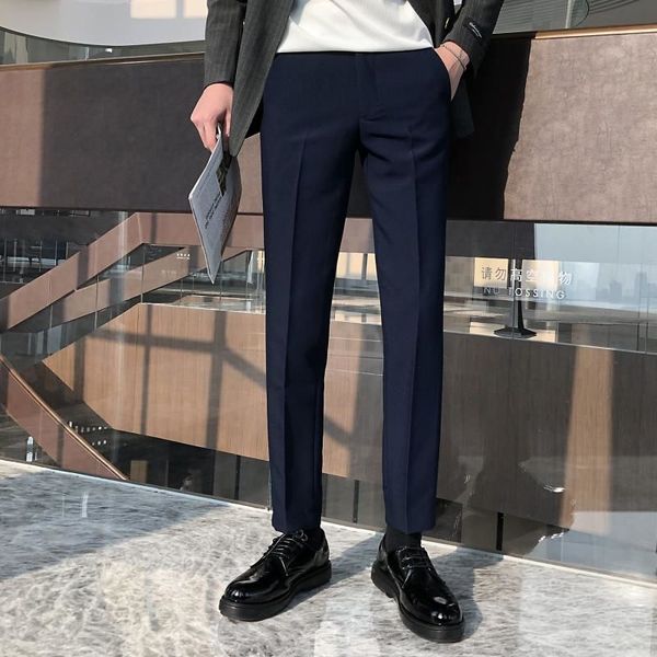 men's suit pants 2020 spring new slim pure color simple small leg pants casual casual personality youth men's wear, White;black
men's suit pants 2020 spring new slim pure color simple small leg pants casual casual personality youth men's wear, White;black