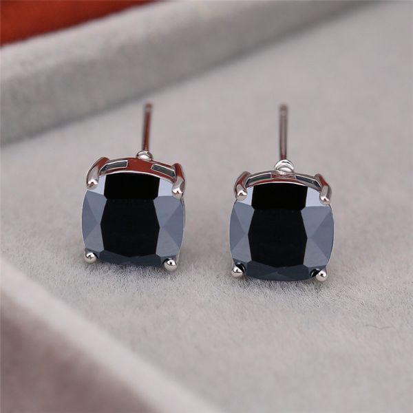 cute female crystal black stone earrings trendy small silver color stud earrings for women rainbow square wedding, Golden;silver
cute female crystal black stone earrings trendy small silver color stud earrings for women rainbow square wedding, Golden;silver