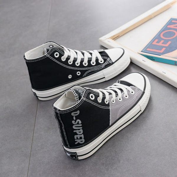 high-canvas shoes women's shoes spring 2020 new korean version ulzzang hong kong style wild ins tide, Black
high-canvas shoes women's shoes spring 2020 new korean version ulzzang hong kong style wild ins tide, Black