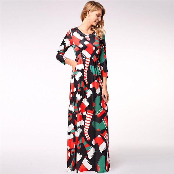 womens casual dresses christmas day fashion christmas stockings print panelled womens dresses casual pullover females clothing, Black;gray
womens casual dresses christmas day fashion christmas stockings print panelled womens dresses casual pullover females clothing, Black;gray