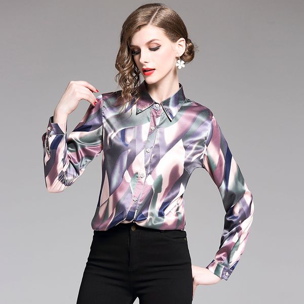 quality print button front shirt long sleeve women luxury ladies plus size lapel neck runway blouses slim casual office designer, White
quality print button front shirt long sleeve women luxury ladies plus size lapel neck runway blouses slim casual office designer, White