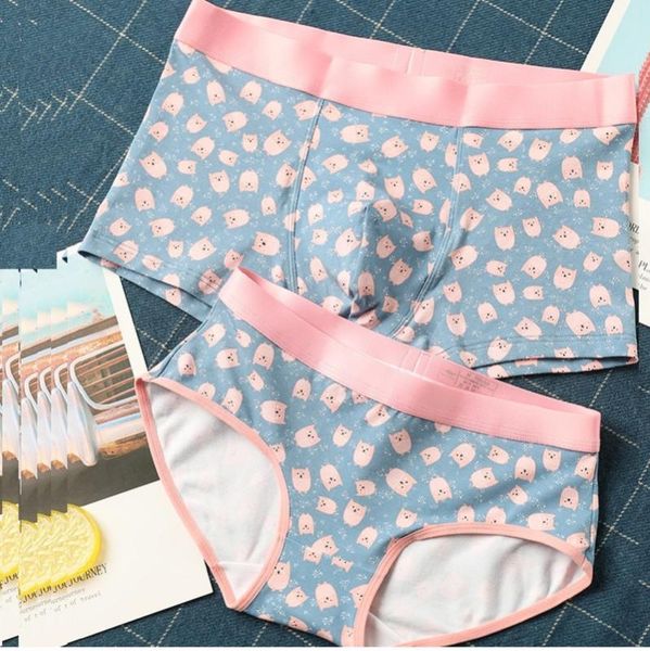 2pieces/lot couple underwear cartoon cotton pair underpants for lovers women girls briefs and men boxers couples panties, Black;pink
2pieces/lot couple underwear cartoon cotton pair underpants for lovers women girls briefs and men boxers couples panties, Black;pink