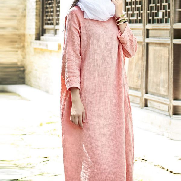 sherhure long cotton and linen vestidos plus size clothing oversize women maxi dress white, Black;gray
sherhure long cotton and linen vestidos plus size clothing oversize women maxi dress white, Black;gray