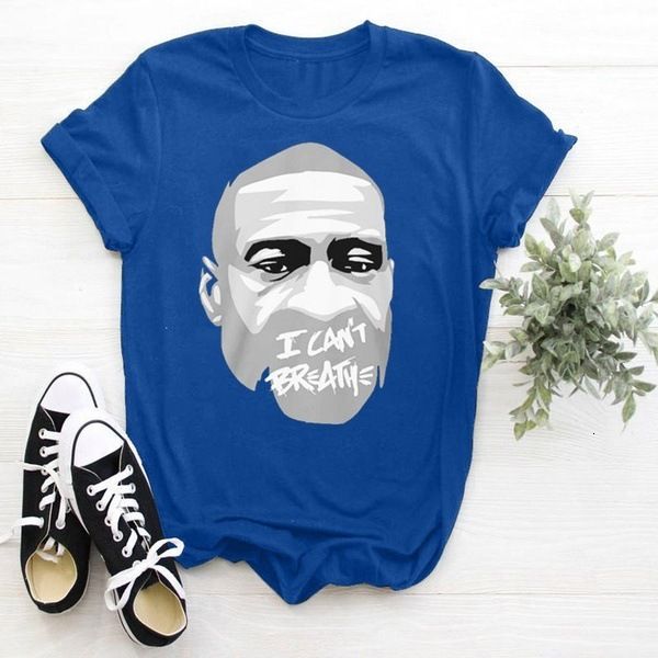 i can't breathe letter printed short-sleeved t-shirt, Gray;blue
i can't breathe letter printed short-sleeved t-shirt, Gray;blue