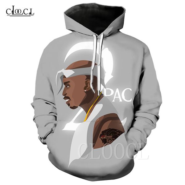 

gangsta rap 2pac тупак hip hop толстовка мужчины / женщины tops фуфайки осени зимы с капюшоном пуловеры мода смешные толстовки спортивная, Black