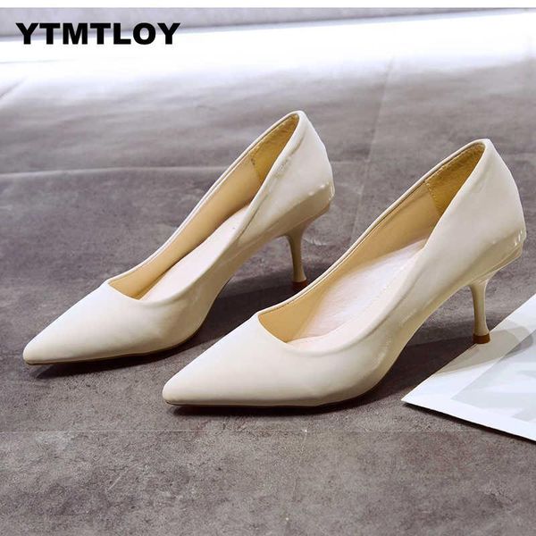 2019women pumps spring/autumn high heels pointed toe female wedding shoes high heel shoes for women sandals, Black