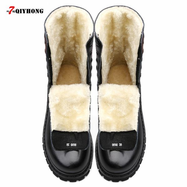 natural wool men winter boots large size 38~48 warmest genuine leather russian style men snow boots, Black
natural wool men winter boots large size 38~48 warmest genuine leather russian style men snow boots, Black