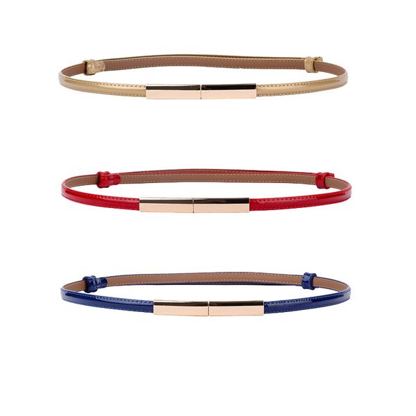 women's metal fashion brief all-match genuine leather thin belt female decoration strap dress sweater accessories for girl strap, Black;brown
women's metal fashion brief all-match genuine leather thin belt female decoration strap dress sweater accessories for girl strap, Black;brown