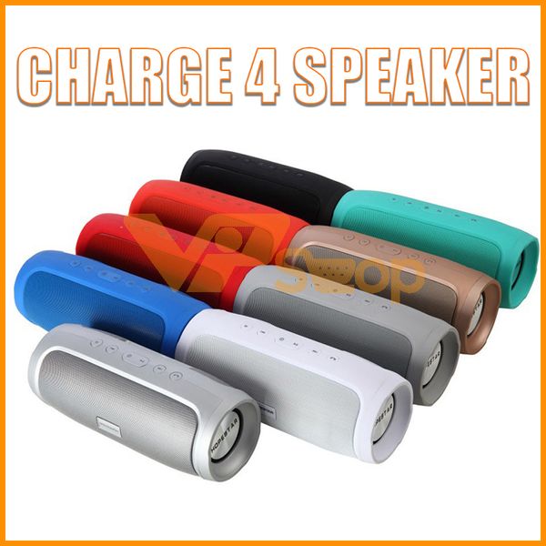 

2019 portable charge 4 bluetooth speaker waterproof sound box hifi deep subwoofer outdoor bass stereo wireless loudspeaker with retail box