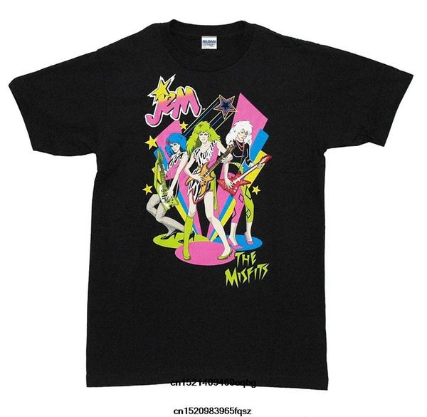 t-shirt summer style funny jem and the holograms the misfits playing retro black t-shirt, White;black
t-shirt summer style funny jem and the holograms the misfits playing retro black t-shirt, White;black