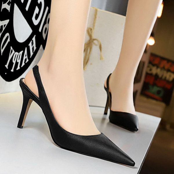 new spring autumn women pumps heel pointed toe solid casual offcie ladies women shoes high heels female, Black
new spring autumn women pumps heel pointed toe solid casual offcie ladies women shoes high heels female, Black