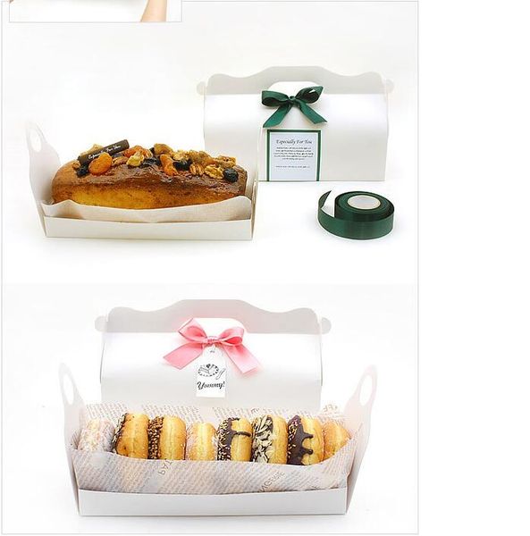 10pcs white paper cardboard cake box with handle large cupcake packaging diy baking gift box for party
10pcs white paper cardboard cake box with handle large cupcake packaging diy baking gift box for party