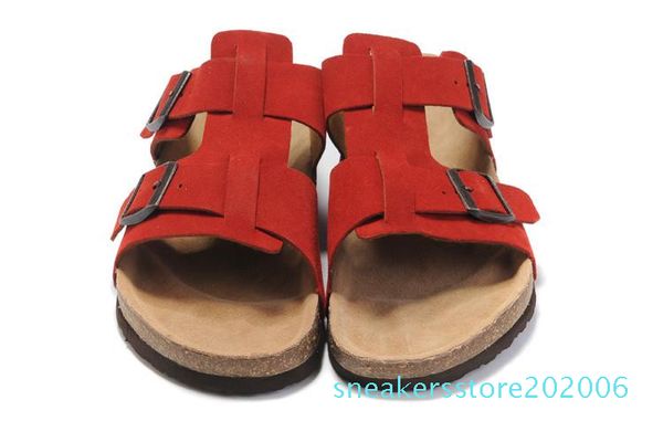 men s double buckle leather slip-resistant slippers leather flat-bottomed joker new fashion flat-bottomed indoor and outdoor hollow s06, Black
men s double buckle leather slip-resistant slippers leather flat-bottomed joker new fashion flat-bottomed indoor and outdoor hollow s06, Black