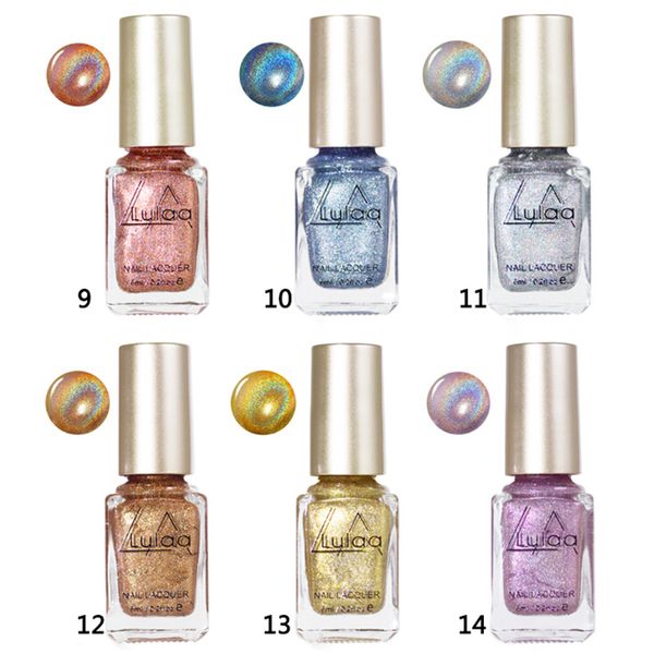 6ml/bottle shiny sequin nail polish mirror effect holographic lasting nail art polish lacquer decoration
6ml/bottle shiny sequin nail polish mirror effect holographic lasting nail art polish lacquer decoration