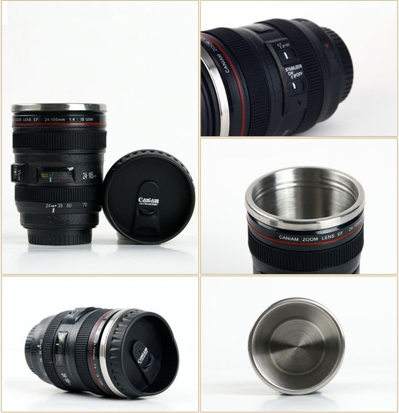 new 24-105mm lens thermos camera travel coffee tea cup mug lens creative cup stainless steel brushed liner black
new 24-105mm lens thermos camera travel coffee tea cup mug lens creative cup stainless steel brushed liner black