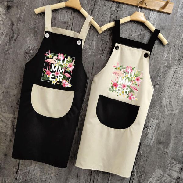fashionable cute home kitchen waterproof and oil-proof apron summer japanese men and women custom printing
fashionable cute home kitchen waterproof and oil-proof apron summer japanese men and women custom printing
