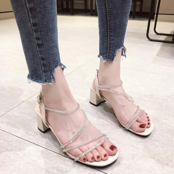 crystal ribbon gladiator sandals women high heel rome sandals summer fashion shiny narrow band ankle strap shoes 2020, Black
crystal ribbon gladiator sandals women high heel rome sandals summer fashion shiny narrow band ankle strap shoes 2020, Black