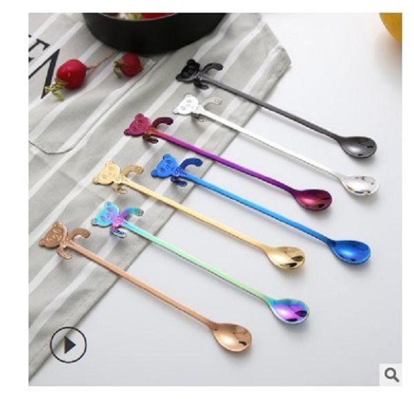 2020 sale hanging stainless steel ice spoon mixing spoon cute cartoon panda handle coffee spoon flatware
2020 sale hanging stainless steel ice spoon mixing spoon cute cartoon panda handle coffee spoon flatware