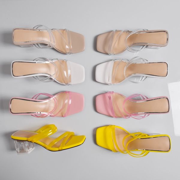 2019 summer new transparent pvc slippers women shoes leather outdoor crystal heel sandals female candy colors shoes woman, Black
2019 summer new transparent pvc slippers women shoes leather outdoor crystal heel sandals female candy colors shoes woman, Black