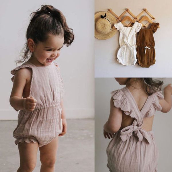 2018 new cute kdis baby girls ruffle backless romper jumpsuit cotton newborn summer toddler casual clothes outfit 3colors hot
2018 new cute kdis baby girls ruffle backless romper jumpsuit cotton newborn summer toddler casual clothes outfit 3colors hot