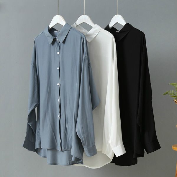 casual loose white shirts women long sleeve single-breasted office ladies blouses female shirts 2020 spring summer
casual loose white shirts women long sleeve single-breasted office ladies blouses female shirts 2020 spring summer