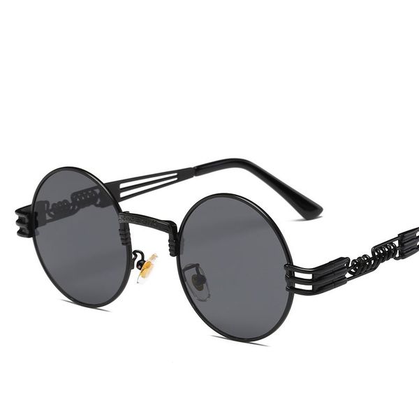 gothic steampunk sunglasses men round copper frame goggle uv400 vintage luxury rays brand sun glasses for women gafas de sol, White;black
gothic steampunk sunglasses men round copper frame goggle uv400 vintage luxury rays brand sun glasses for women gafas de sol, White;black