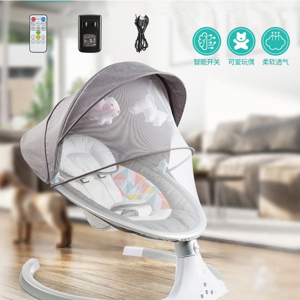 electric cradle baby rocking chair baby chair chaise lounge placarders crib newborn emperorship remote control
electric cradle baby rocking chair baby chair chaise lounge placarders crib newborn emperorship remote control