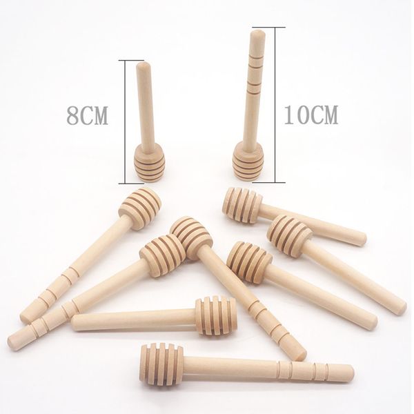 100pcs/pack of mini 8/10cm wood honey dipper sticks individually wrapped server for honey jar dispense drizzle honey spoons
100pcs/pack of mini 8/10cm wood honey dipper sticks individually wrapped server for honey jar dispense drizzle honey spoons