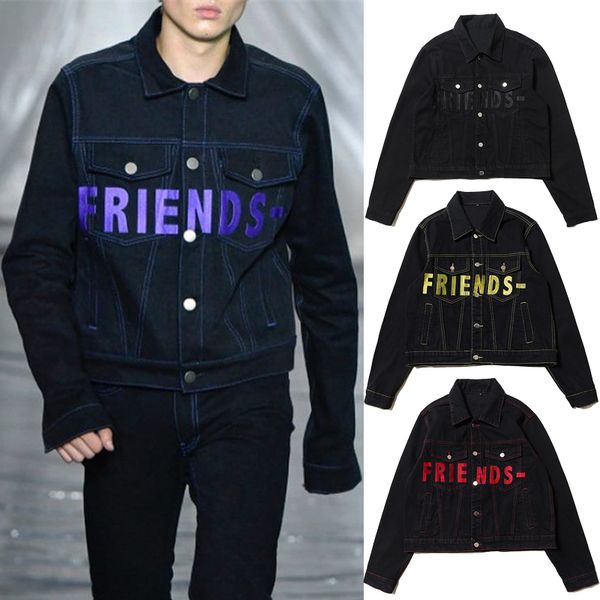 Friend embroidered denim jacket men hip hop ripped biker jacket men women treetwear black jean jacket windbreaker coat xcg1010
Friend embroidered denim jacket men hip hop ripped biker jacket men women treetwear black jean jacket windbreaker coat xcg1010
