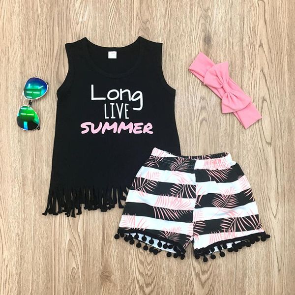 3pcs summer children clothes set infant baby girls letter print striped shorts headband toddler girl clothes outfits 2020, White
3pcs summer children clothes set infant baby girls letter print striped shorts headband toddler girl clothes outfits 2020, White