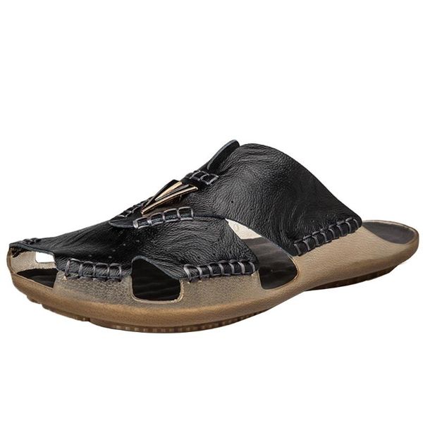 european and american retro men's flat shoes summer new hollow sandals flip flops leisure breathable shoes teenager #56, Black
european and american retro men's flat shoes summer new hollow sandals flip flops leisure breathable shoes teenager #56, Black