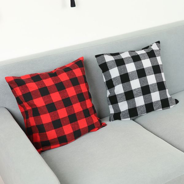 2 pcs red and black plaid cloth pillowcase square pillow cover home decoration simple plaid pillow case housse de coussin #lr2
2 pcs red and black plaid cloth pillowcase square pillow cover home decoration simple plaid pillow case housse de coussin #lr2