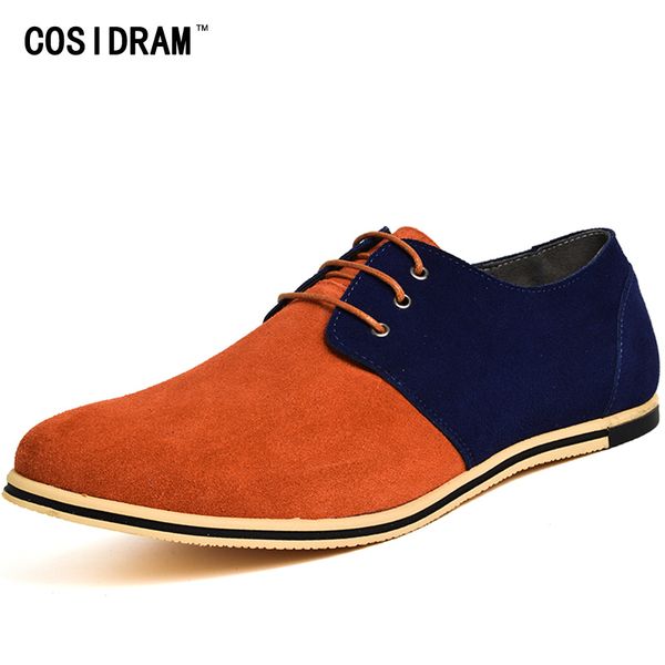 cosidram patchwork split leather men shoes spring autumn fashion men casual shoes 2017 male footwear plus size 48 49 50 rmc-173, Black
cosidram patchwork split leather men shoes spring autumn fashion men casual shoes 2017 male footwear plus size 48 49 50 rmc-173, Black