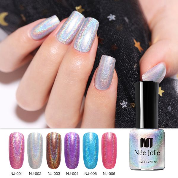 nee jolie 8ml holographic laser nail art polish sparkling shimmer nail polish varnish shinny decoration diy design tools
nee jolie 8ml holographic laser nail art polish sparkling shimmer nail polish varnish shinny decoration diy design tools