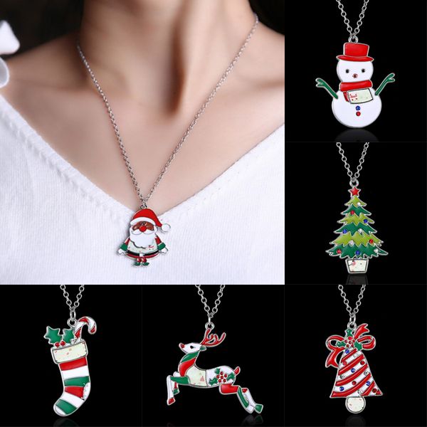 new christmas necklace 6 styles fashion christmas charm chain pendant jewelry necklace christmas decorations jy438
new christmas necklace 6 styles fashion christmas charm chain pendant jewelry necklace christmas decorations jy438