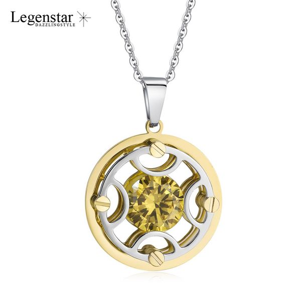 legenstar fashion chain necklace women pendants charm 3d three layers stainless steel jewelry yellow zircon choker collier femme, Silver
legenstar fashion chain necklace women pendants charm 3d three layers stainless steel jewelry yellow zircon choker collier femme, Silver