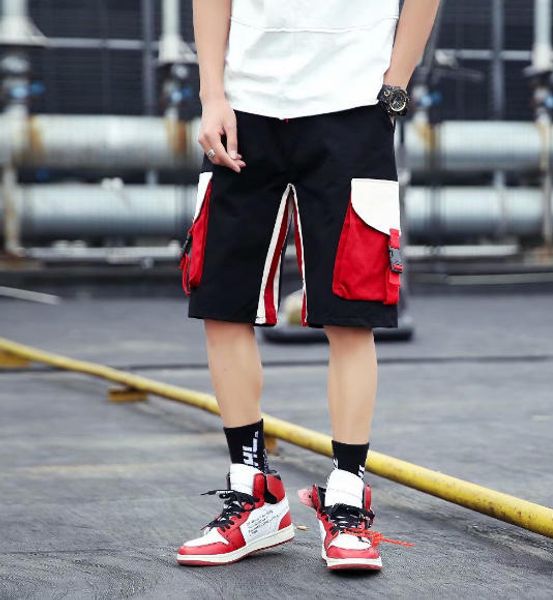 2020 new fashion mens designer pants knee length loose breathable overalls cotton drawstring mens pants joggers, White;black
2020 new fashion mens designer pants knee length loose breathable overalls cotton drawstring mens pants joggers, White;black