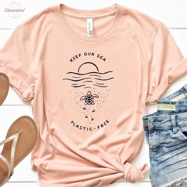 keep our sea plastic women tshirt skip straws turtles slogan t shirt girl protect ocean tees cotton dropshipping, White
keep our sea plastic women tshirt skip straws turtles slogan t shirt girl protect ocean tees cotton dropshipping, White