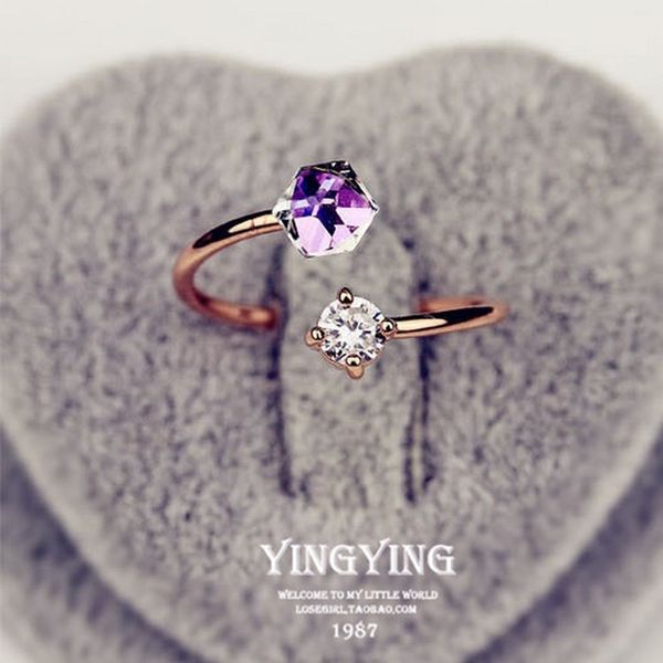 zircon engagement rings for women jewelry wedding rings female adjustable crystals jewelry, Slivery;golden
zircon engagement rings for women jewelry wedding rings female adjustable crystals jewelry, Slivery;golden