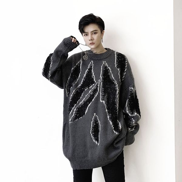 autumn casual geometric pattern hip hop knitted sweater men women streetwear korean style high street hip hop sweaters lovers, White;black
autumn casual geometric pattern hip hop knitted sweater men women streetwear korean style high street hip hop sweaters lovers, White;black