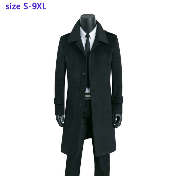 new arrival fashion luxury men wool coat long windbreaker cashmere jacket casual single breasted plus size s-8xl9xl, Black
new arrival fashion luxury men wool coat long windbreaker cashmere jacket casual single breasted plus size s-8xl9xl, Black