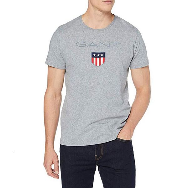 gant2019 short sleeve t shirt male men's wear european code round neck printing, White;black
gant2019 short sleeve t shirt male men's wear european code round neck printing, White;black