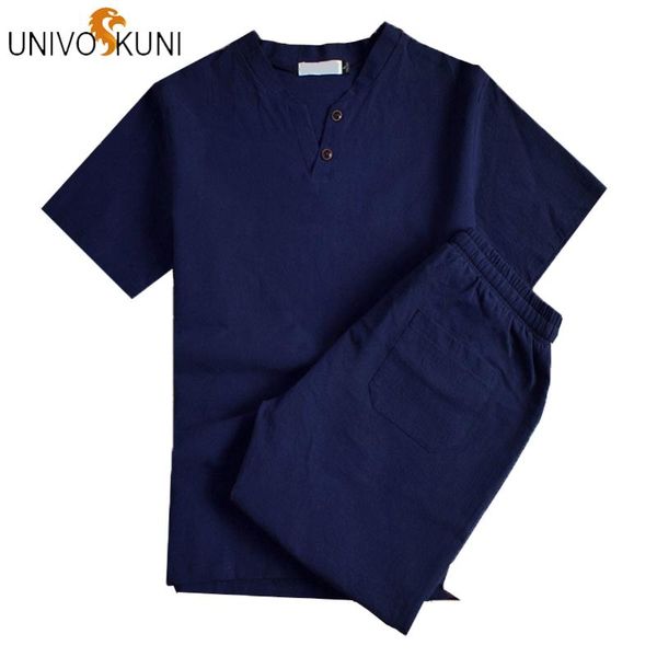 univos kuni 2018 new summer v-neck cotton short sleeve youth leisure sportswear men's set suit solid plus -9xl hommes set h230, Gray
univos kuni 2018 new summer v-neck cotton short sleeve youth leisure sportswear men's set suit solid plus -9xl hommes set h230, Gray