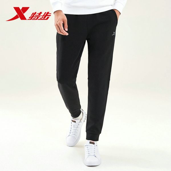 881329639272 xtep men's sports pant men fitting running trousers autumn new fashion knit casual pants for men, Black;blue
881329639272 xtep men's sports pant men fitting running trousers autumn new fashion knit casual pants for men, Black;blue