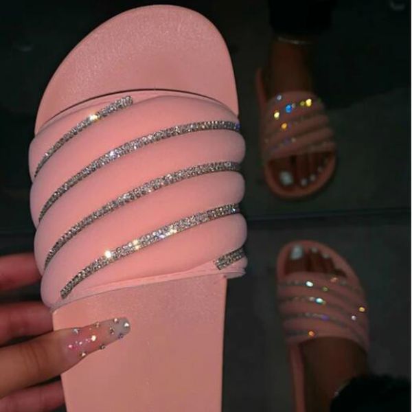 slippers summer comfortable sequins flat bottom women wild outdoor plus size sandals beach women's, Black
slippers summer comfortable sequins flat bottom women wild outdoor plus size sandals beach women's, Black