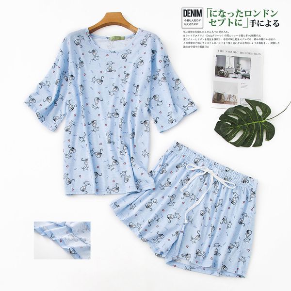 women's sleepwear women pajama suit summer cotton cute cartoon short-sleeved shorts 100% home service loungewear pijama niña vera, Black;red
women's sleepwear women pajama suit summer cotton cute cartoon short-sleeved shorts 100% home service loungewear pijama niña vera, Black;red