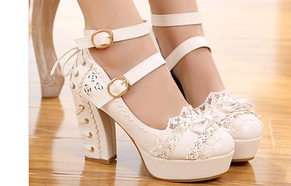 2019 women's shoes in spring and autumn with new style high heel coarse heel round head bowknot waterproof table @290, Black
2019 women's shoes in spring and autumn with new style high heel coarse heel round head bowknot waterproof table @290, Black