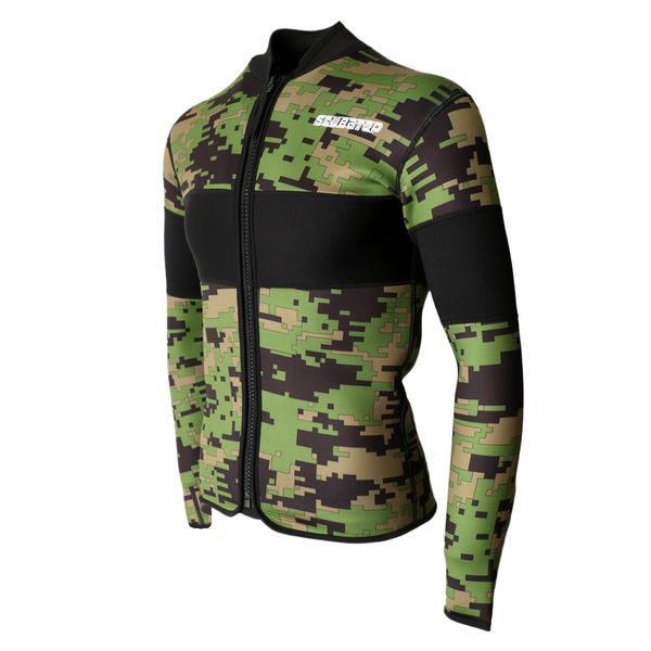 2.5mm neoprene green camo scuba diving wetsuit snorkeling surfing winter swimming kayak jetski warm thermal jacket s-xxl
2.5mm neoprene green camo scuba diving wetsuit snorkeling surfing winter swimming kayak jetski warm thermal jacket s-xxl
