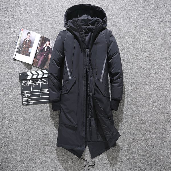 2019 winter long duck down jacket men brand thick men's down parkas warm windbreaker x-long coat for men, Black
2019 winter long duck down jacket men brand thick men's down parkas warm windbreaker x-long coat for men, Black